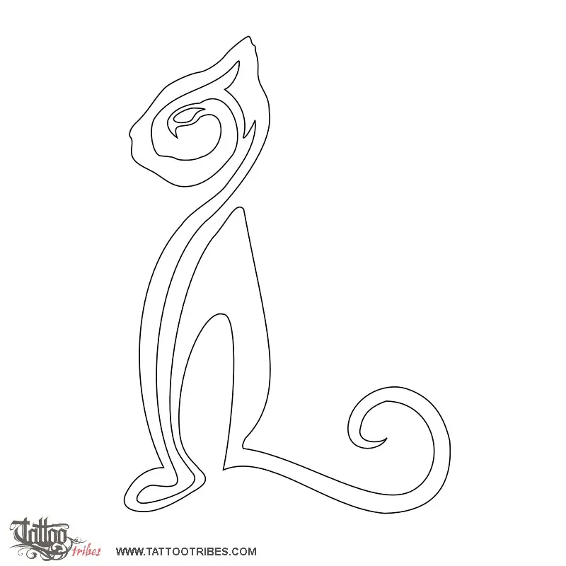 Stencil outline of Chat Noir and L, Change, adaptability