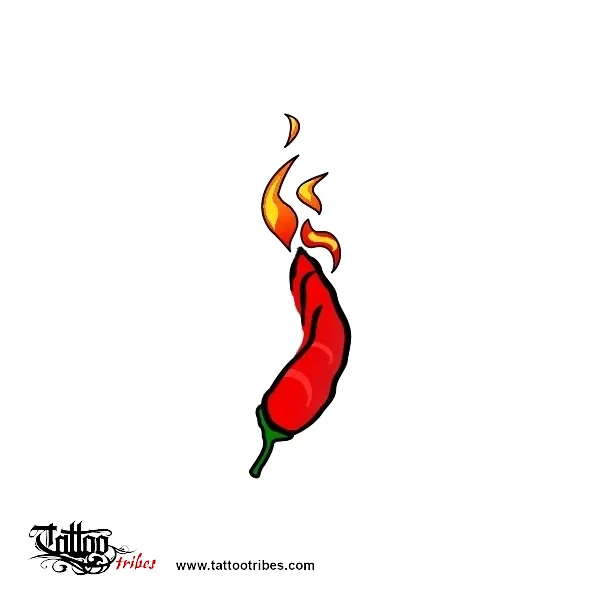 Tattoo image of Chili pepper, Red hot!