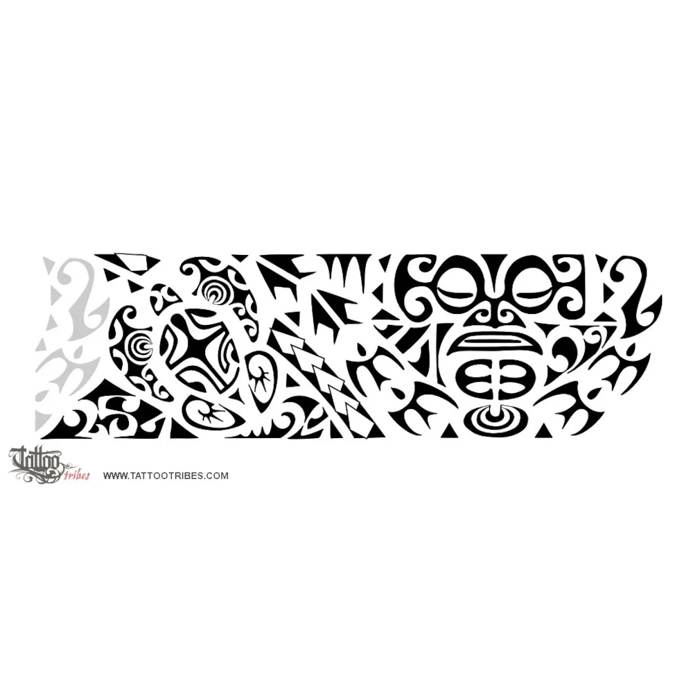 Tattoo image of Whakapapa, Lineage, descent