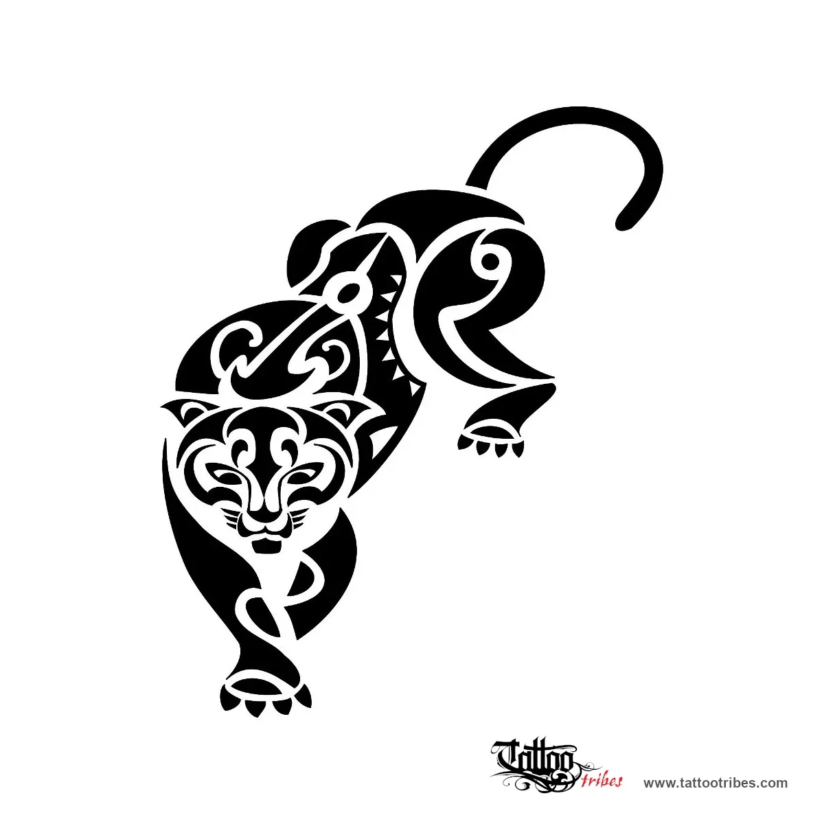 Tattoo image of Cougar, Strength, resoluteness