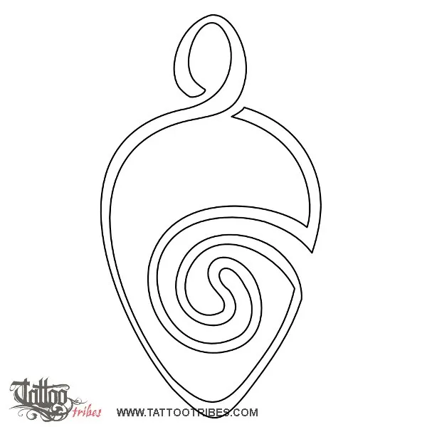 Stencil outline of Stylized turtle, Union, sea