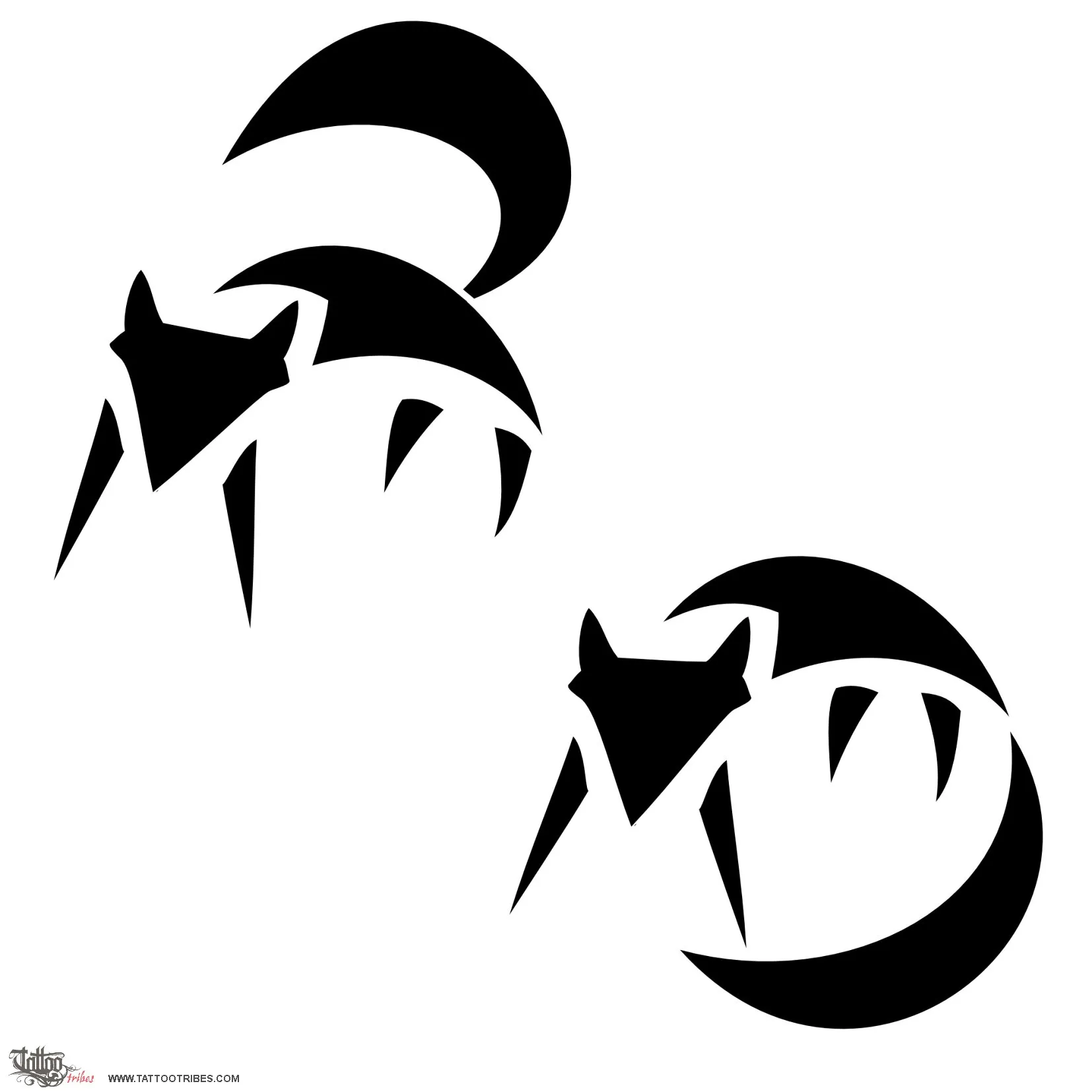 Tattoo image of Paleo fox, Cunning, magic