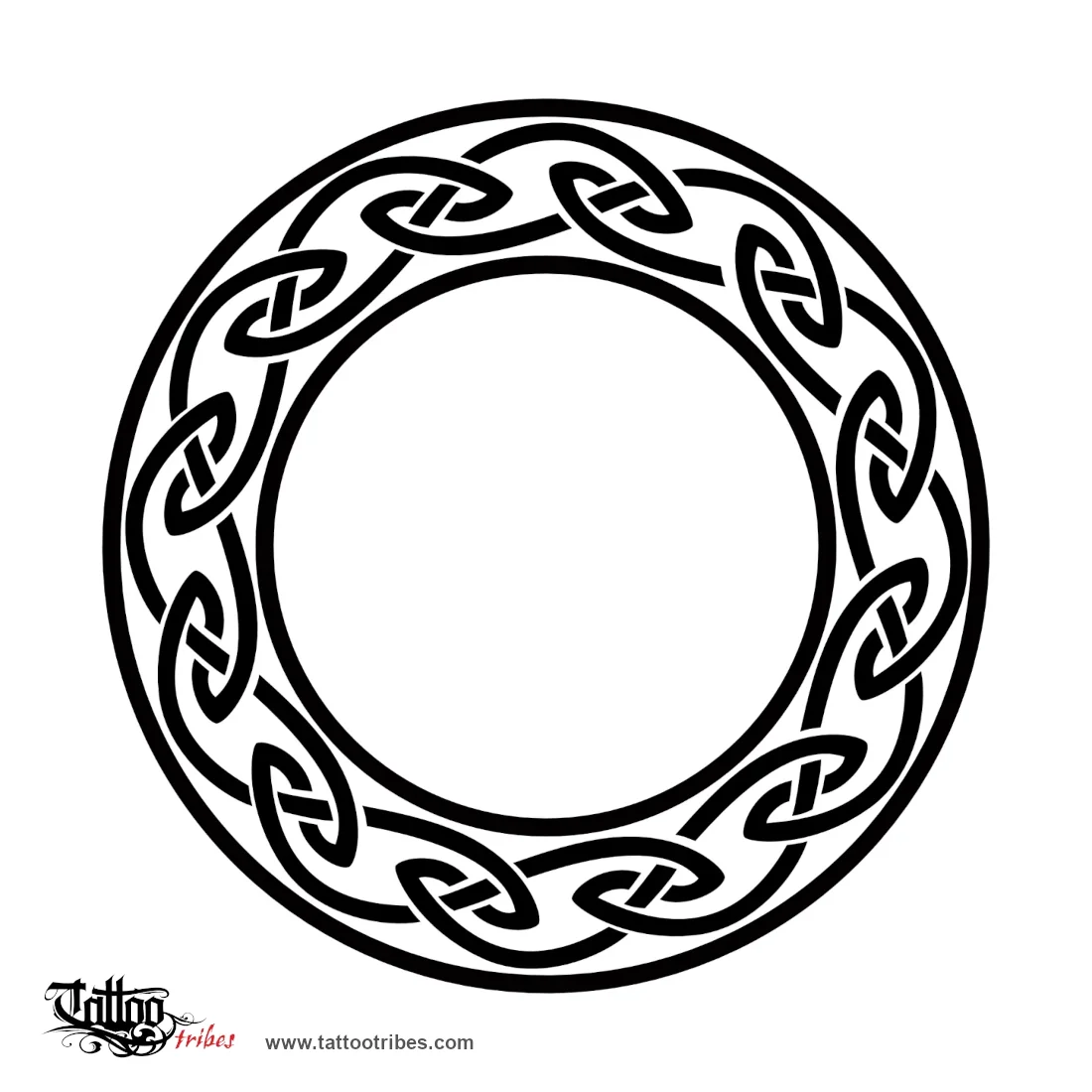Tattoo image of Celtic circle, Infinity, doorway