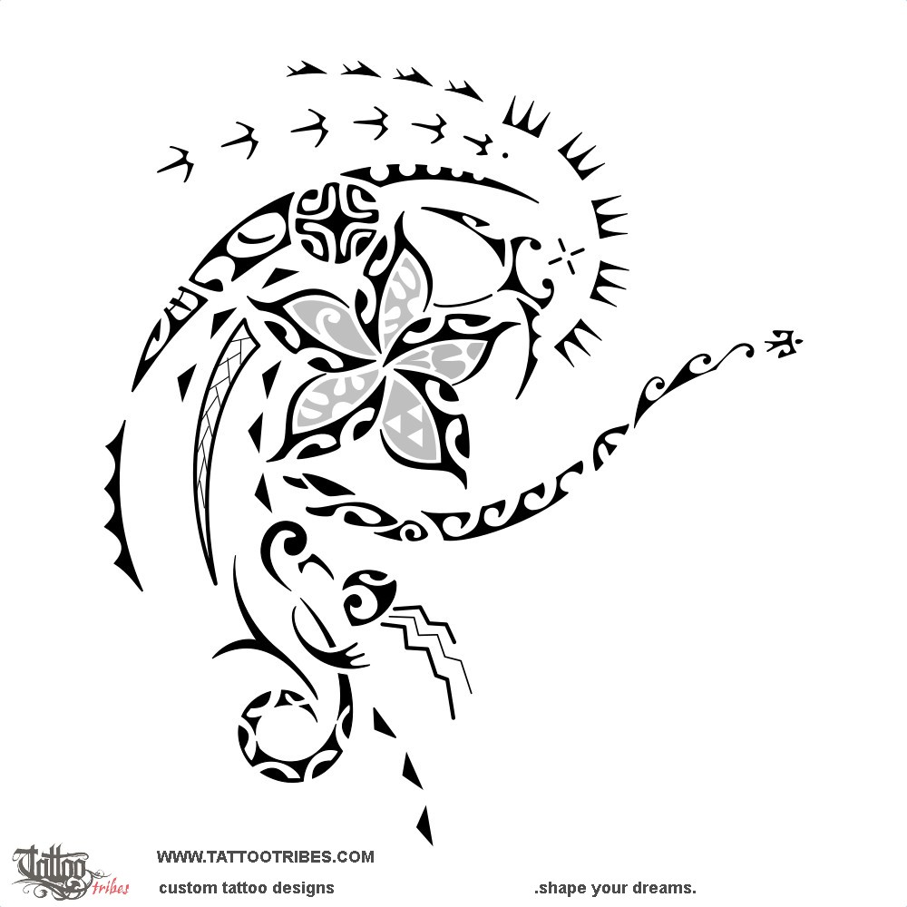 Tattoo image of Soleil, Importance downloadable hi-res tattoo flash design