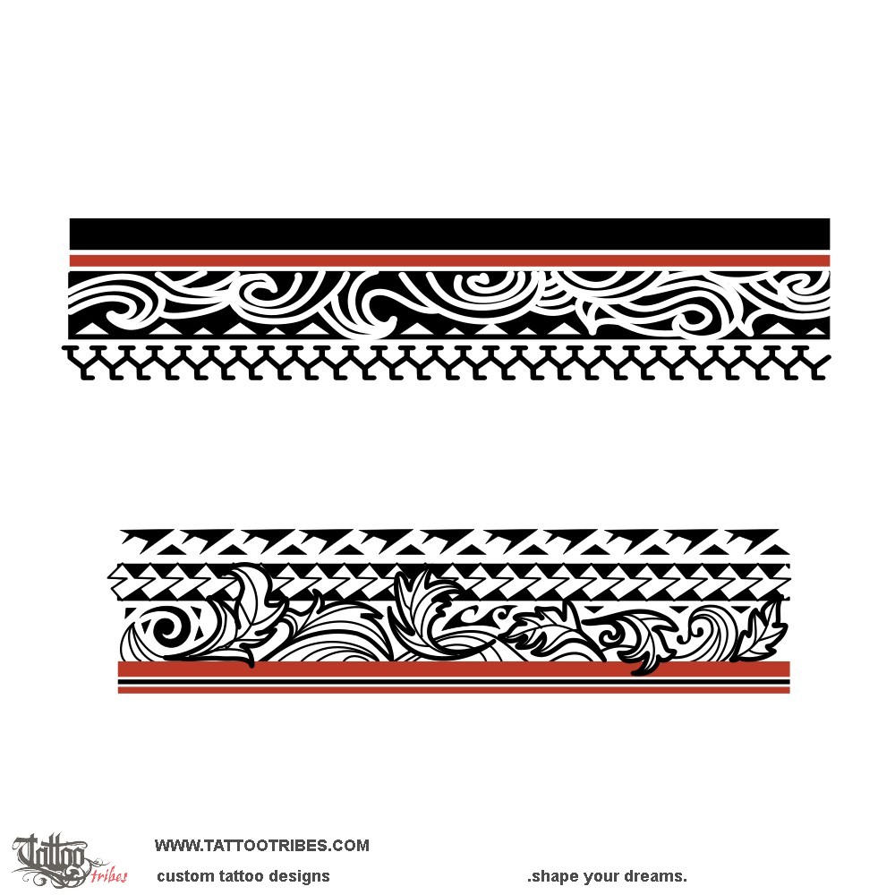 Tattoo image of Mixed bands, Maldivian downloadable hi-res tattoo flash design