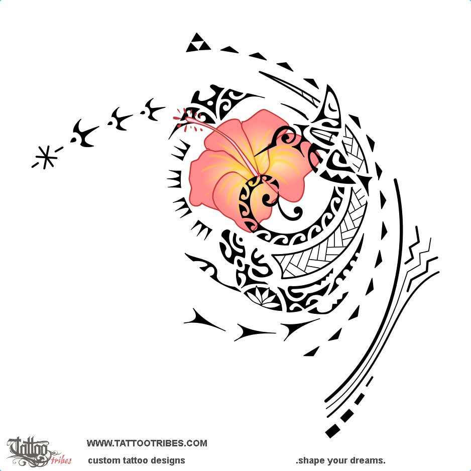 Tattoo image of Ame, Soul downloadable hi-res tattoo flash design