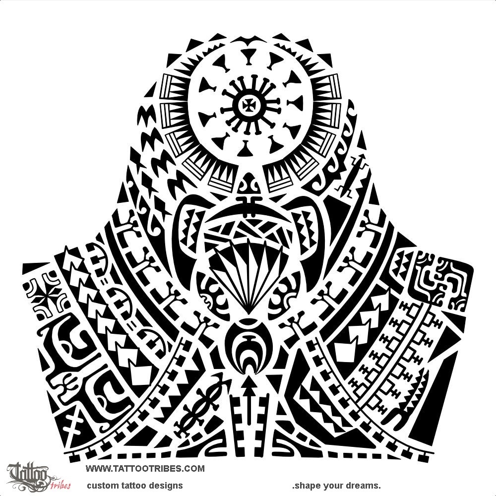 Tattoo image of Puakai, Voyage downloadable hi-res tattoo flash design