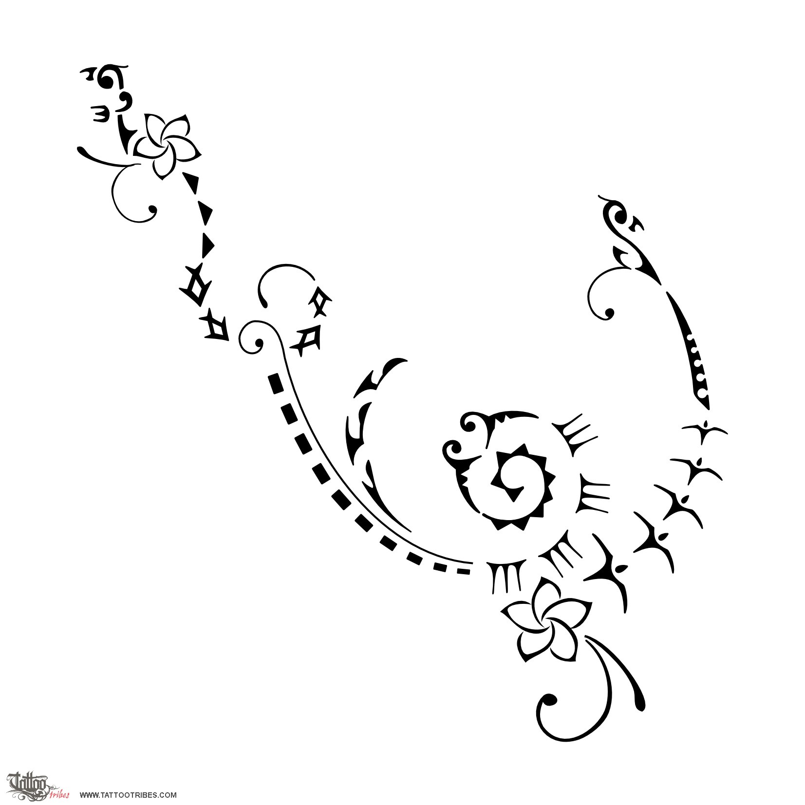 Tattoo image of Inner strength, Rebirth downloadable hi-res tattoo flash design