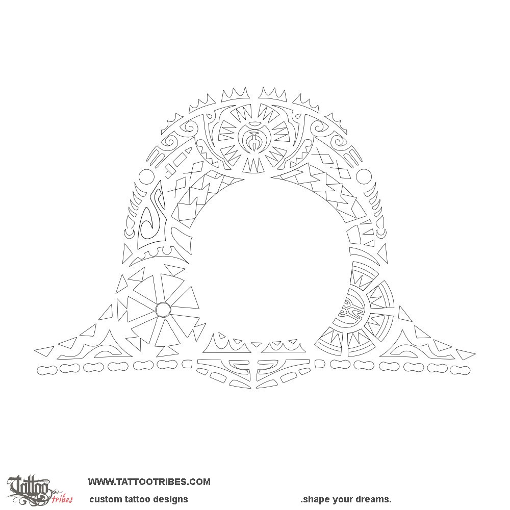 Stencil outline of Biker, Estension downloadable hi-res tattoo stencil