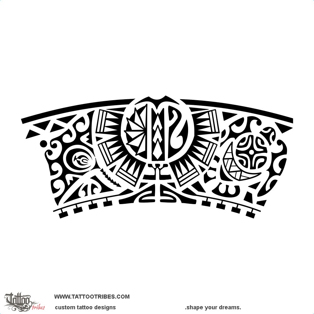 Tattoo image of Úa me tahi, Two and one downloadable hi-res tattoo flash design
