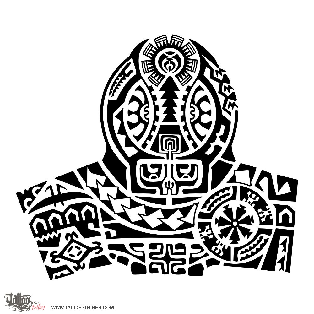 Tattoo image of Fofa'a, Important downloadable hi-res tattoo flash design