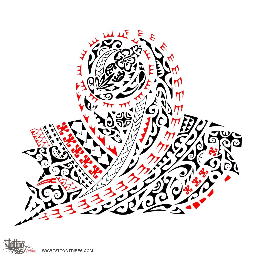 Tattoo image of Ruku, Diving downloadable hi-res tattoo flash design