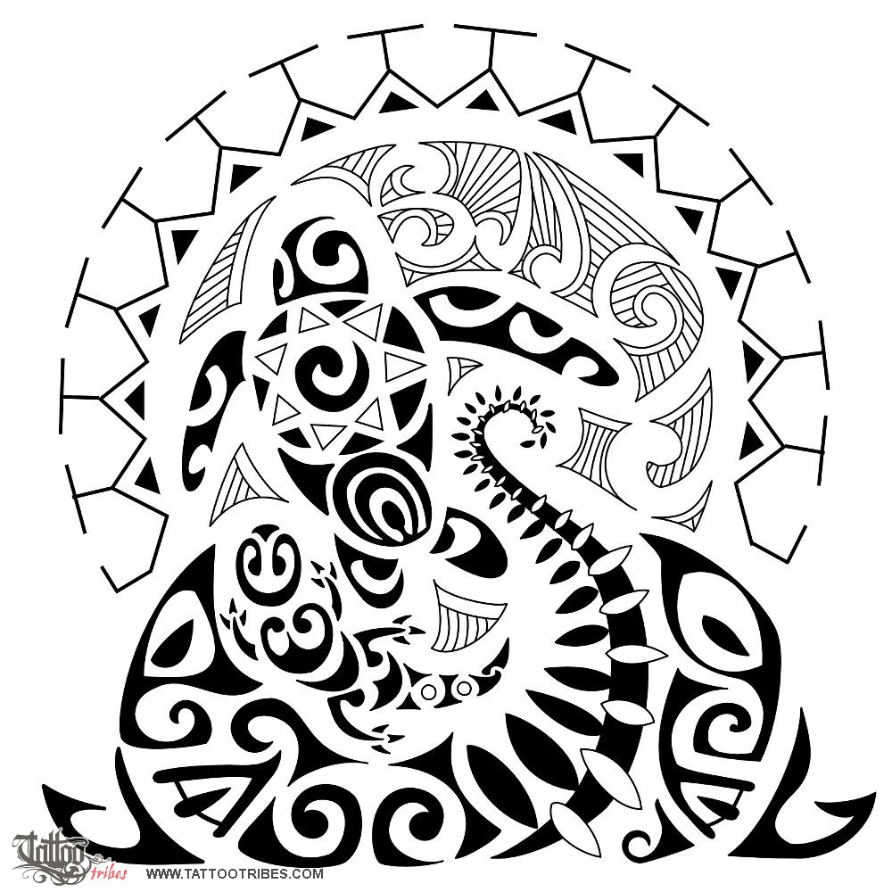 Tattoo image of Whanau, Family downloadable hi-res tattoo flash design