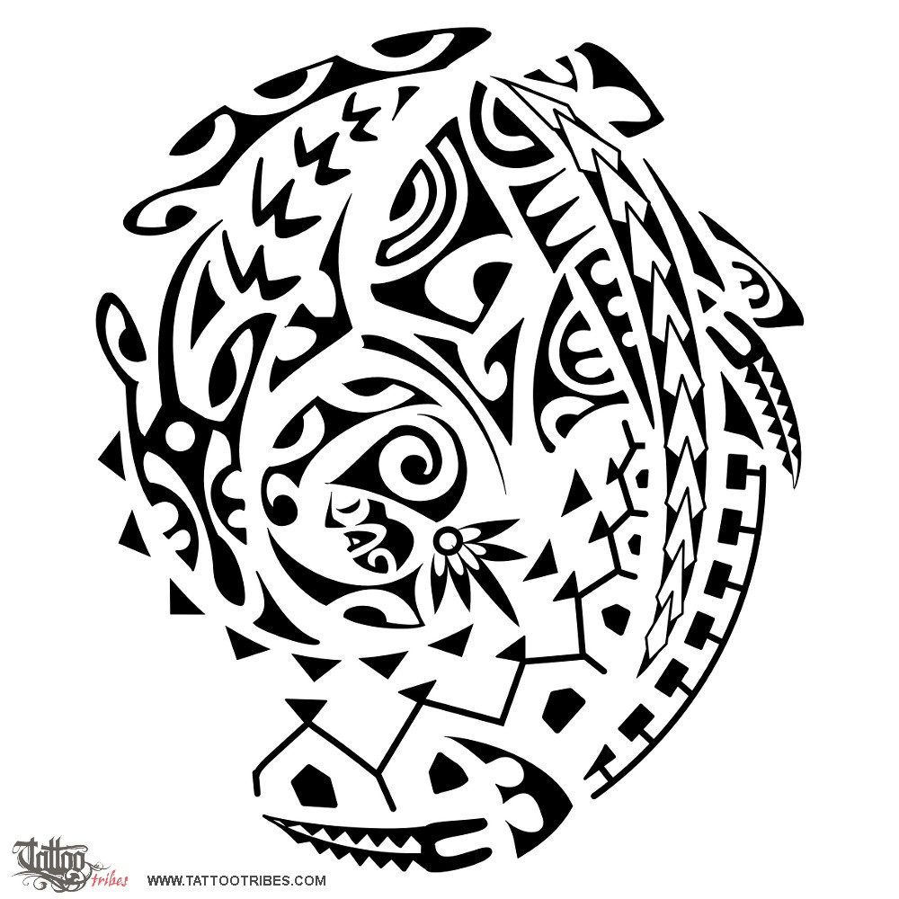 Tattoo image of Ajax, Ocean downloadable hi-res tattoo flash design