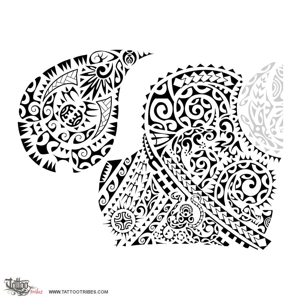 Tattoo image of Whakawawao, Defending downloadable hi-res tattoo flash design