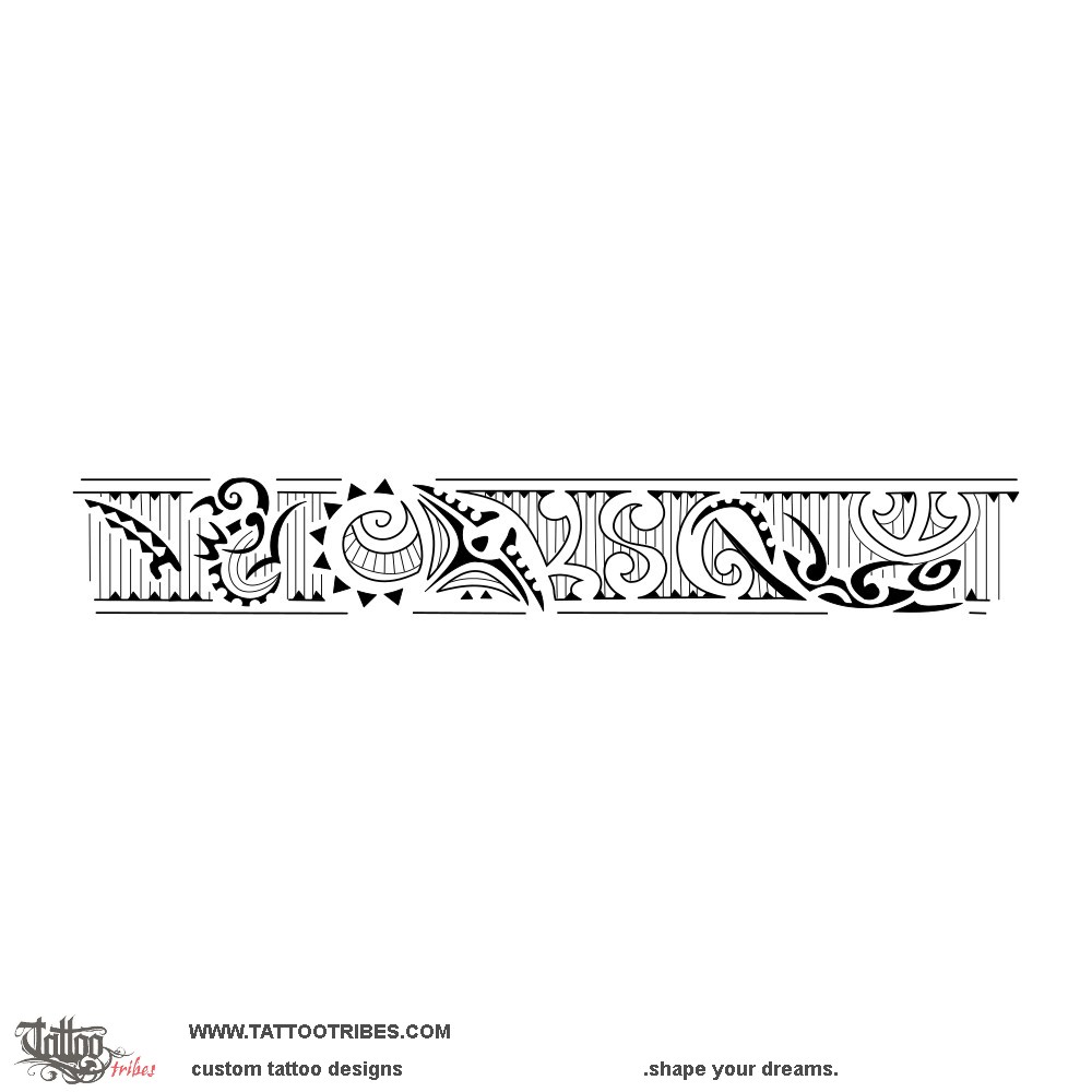 Tattoo image of Afafai, Strength, ability downloadable hi-res tattoo flash design