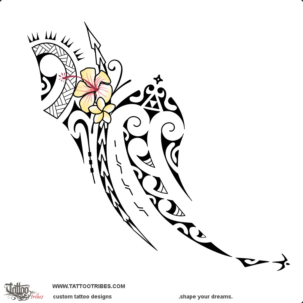 Tattoo image of Kaikua'ana, Big sister downloadable hi-res tattoo flash design