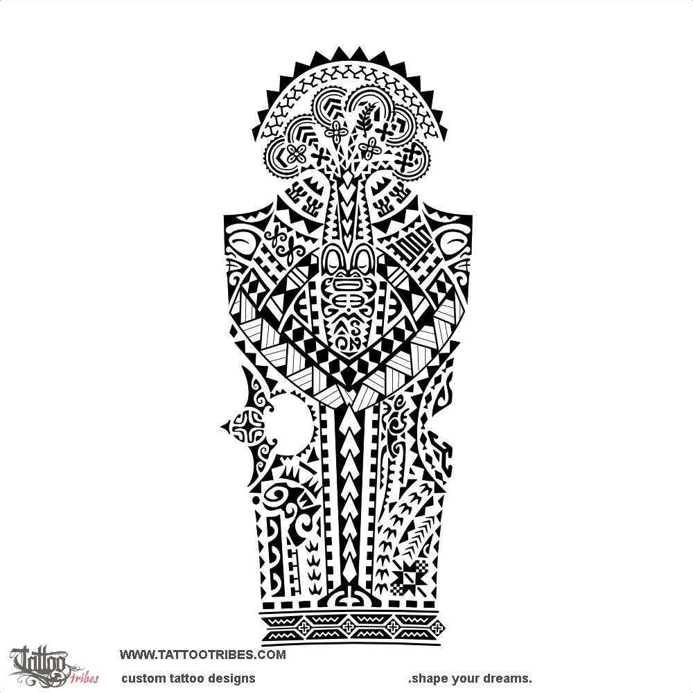 Tattoo image of Tumu, Roots downloadable hi-res tattoo flash design