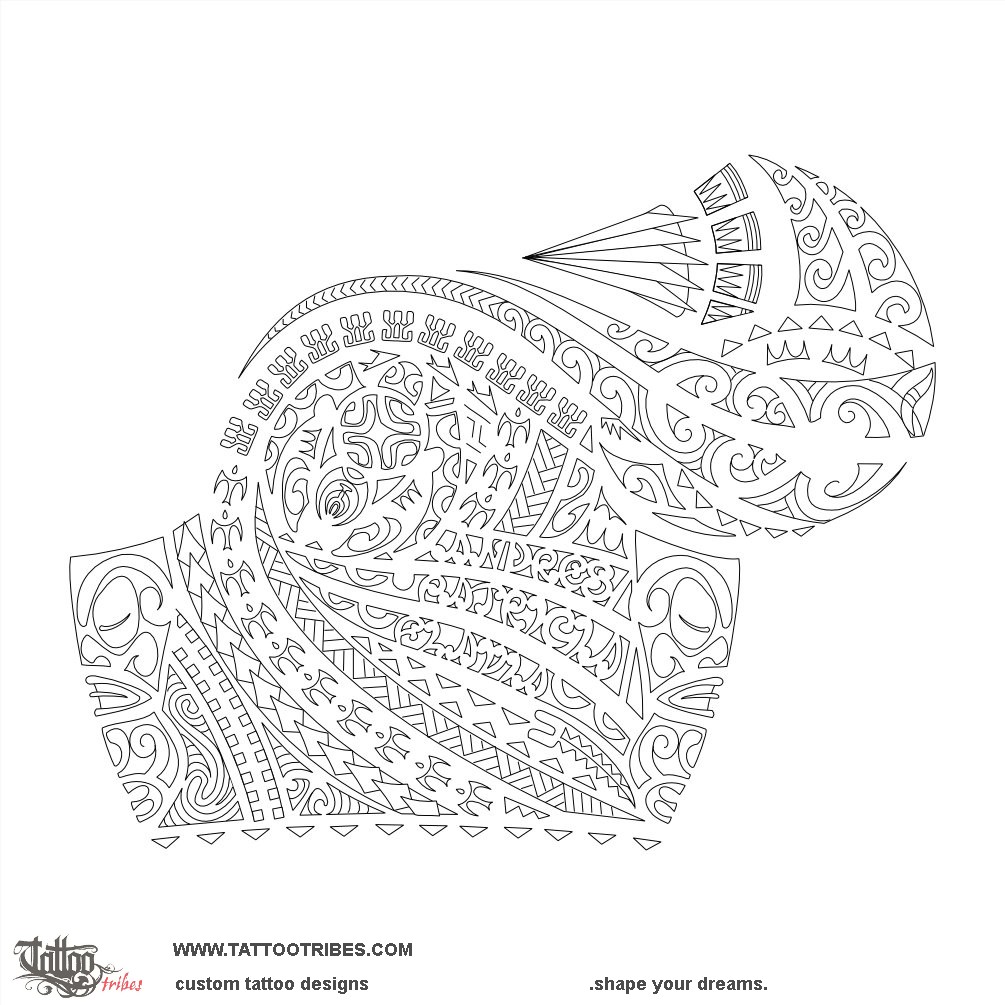 Stencil outline of Herekorenga, Freedom downloadable hi-res tattoo stencil