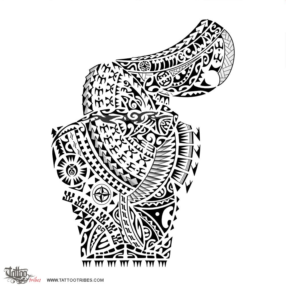 Tattoo image of Kapehu, Compass, direction downloadable hi-res tattoo flash design
