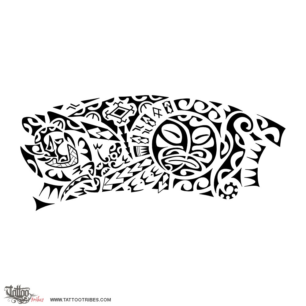 Tattoo image of Ra-marama, Sun-moon downloadable hi-res tattoo flash design