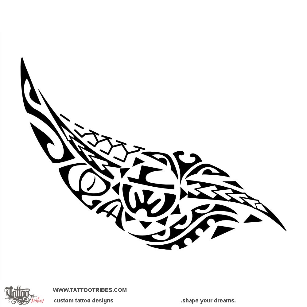 Tattoo image of Fern leaf, Fullness downloadable hi-res tattoo flash design