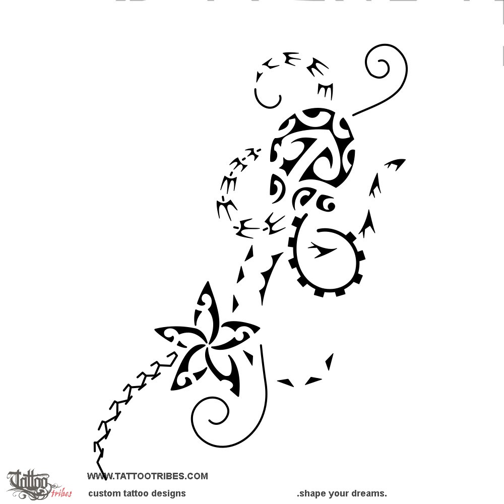 Tattoo image of Octopus and starfish, Chasing goals downloadable hi-res tattoo flash design