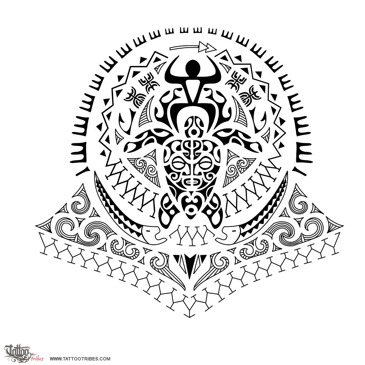 Tattoo image of Angitu, Luck, success downloadable hi-res tattoo flash design