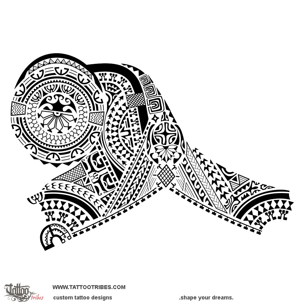 Tattoo image of Kaitoa, Upward integration downloadable hi-res tattoo flash design
