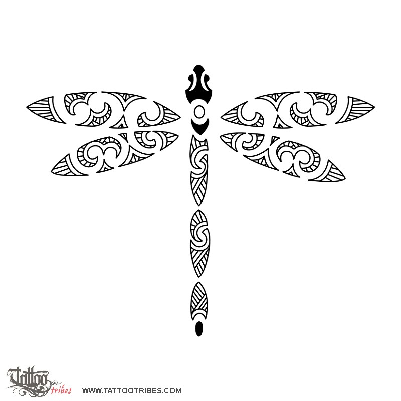 Tattoo image of Dragonfly, Grace, creativity downloadable hi-res tattoo flash design