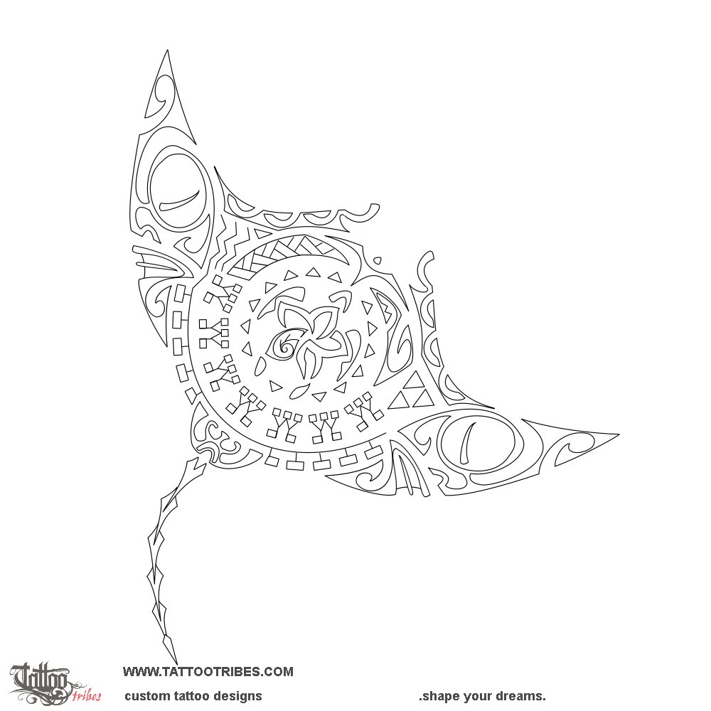 Stencil outline of Ha'api'i, To teach downloadable hi-res tattoo stencil