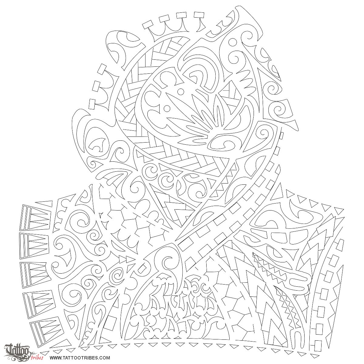 Stencil outline of Mario, History downloadable hi-res tattoo stencil
