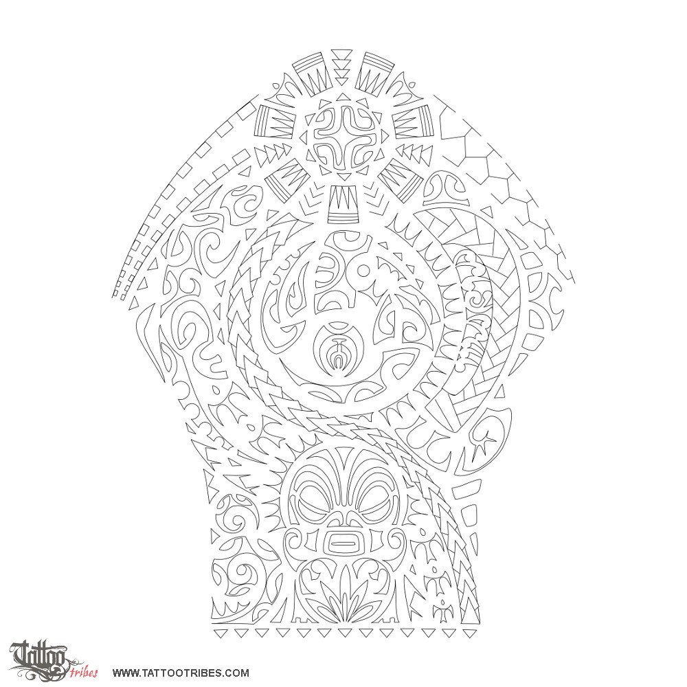 Stencil outline of Rawe, Excellence downloadable hi-res tattoo stencil