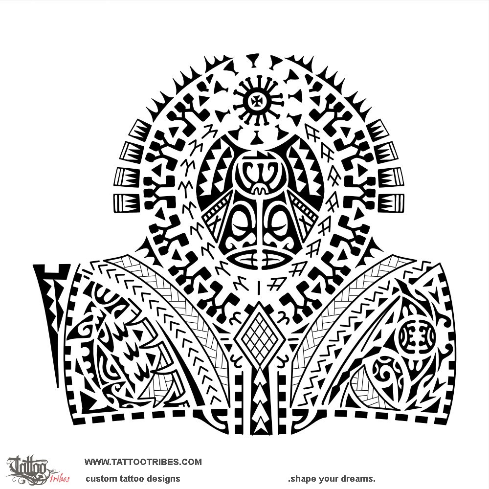 Tattoo image of Ha'apurupuru, To serve downloadable hi-res tattoo flash design