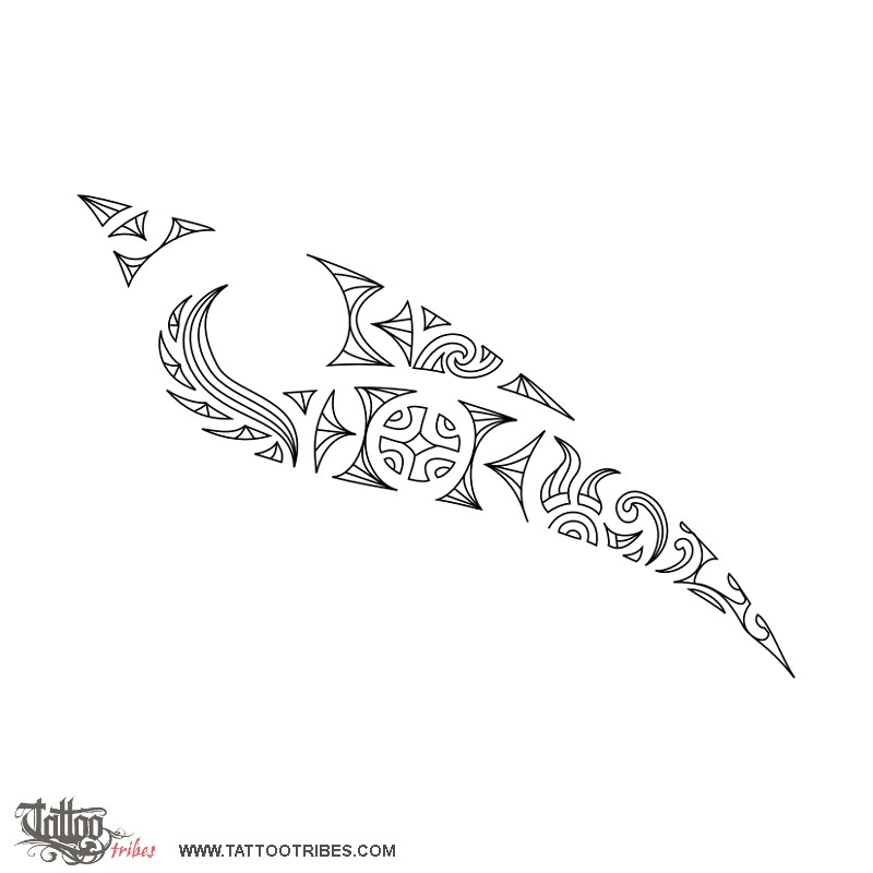 Tattoo image of Taiao, Nature, harmony downloadable hi-res tattoo flash design