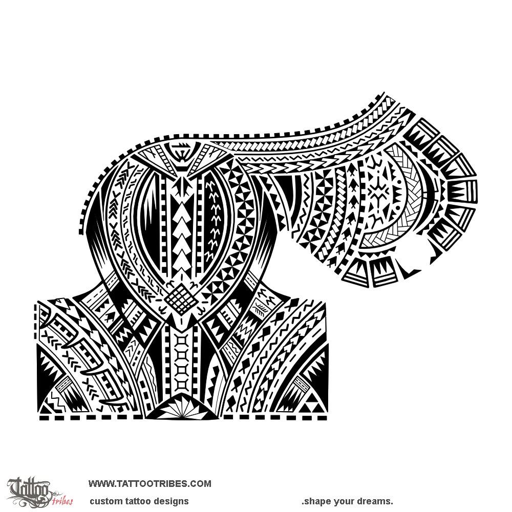 Tattoo image of Atoa, Complete downloadable hi-res tattoo flash design