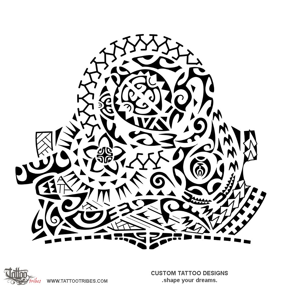 Tattoo image of Taunaki, Support downloadable hi-res tattoo flash design