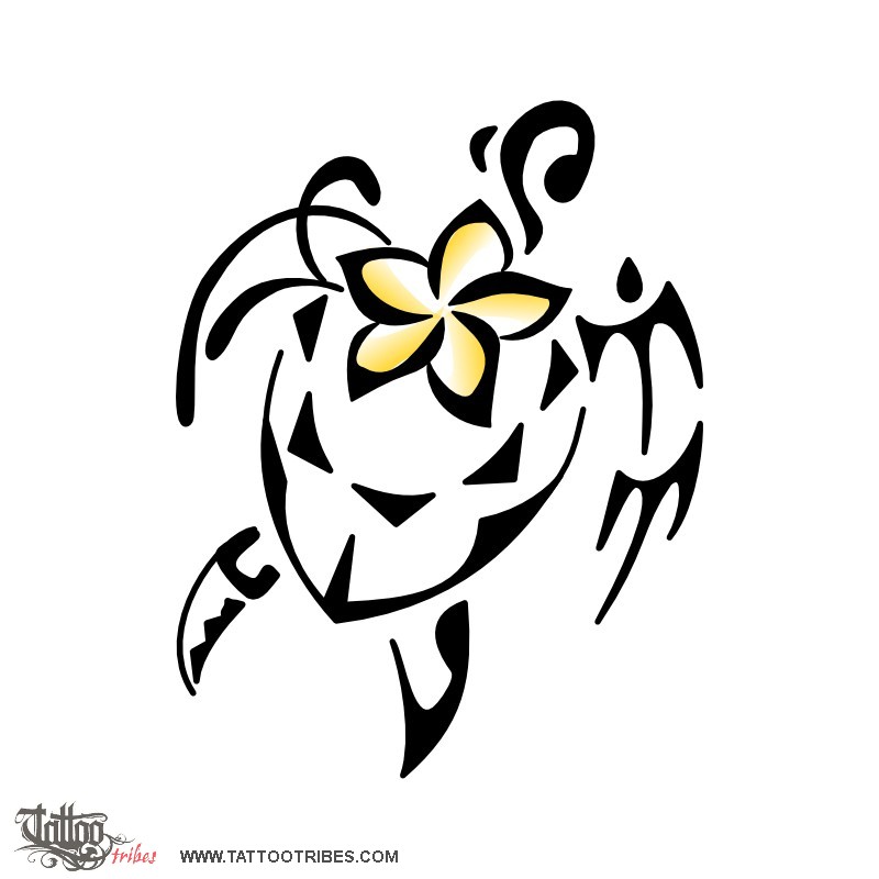 Tattoo image of Vonu, Turtle downloadable hi-res tattoo flash design