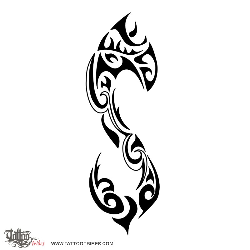 Tattoo image of Fire S, Important downloadable hi-res tattoo flash design