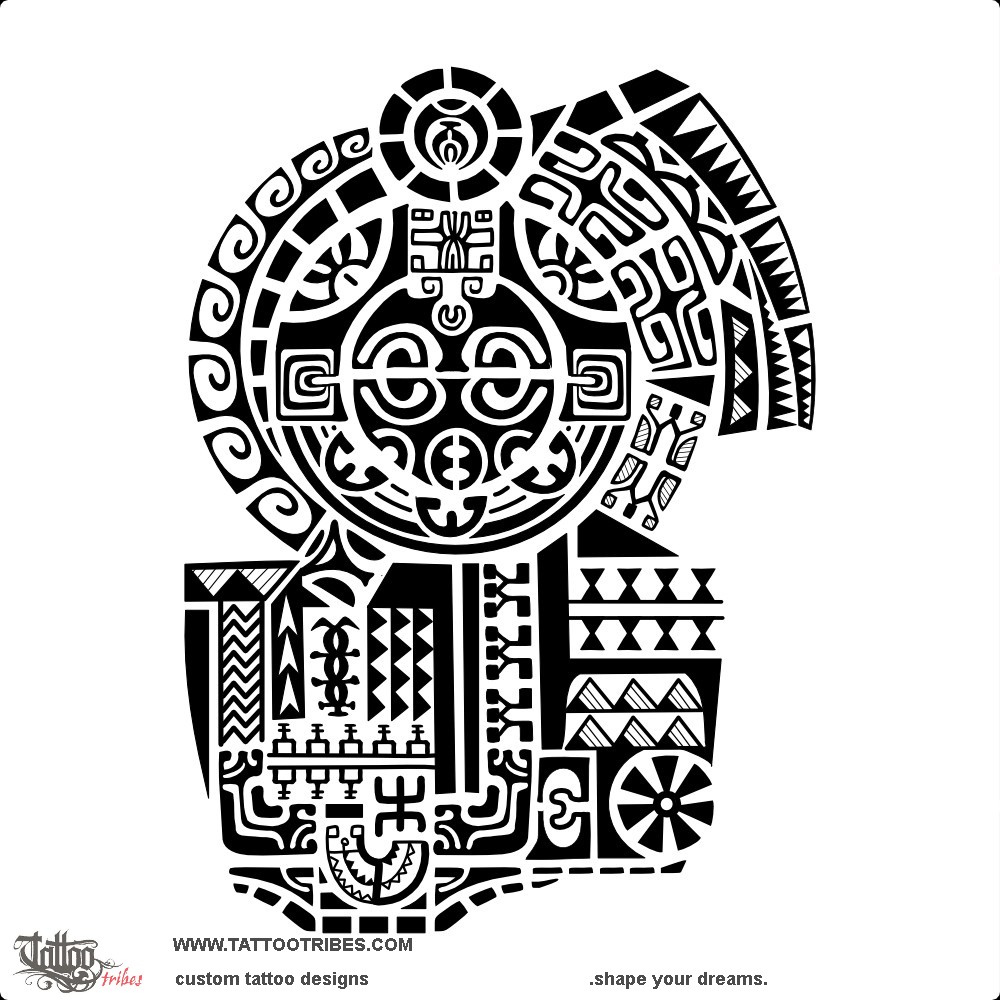 Tattoo image of Kote'e, Voyage downloadable hi-res tattoo flash design