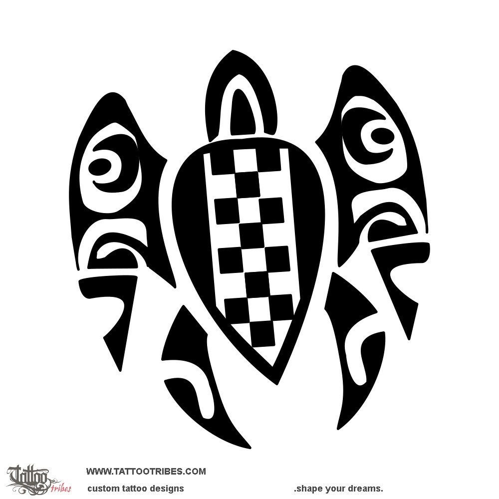 Tattoo image of Tito coverup 1, Turtle downloadable hi-res tattoo flash design