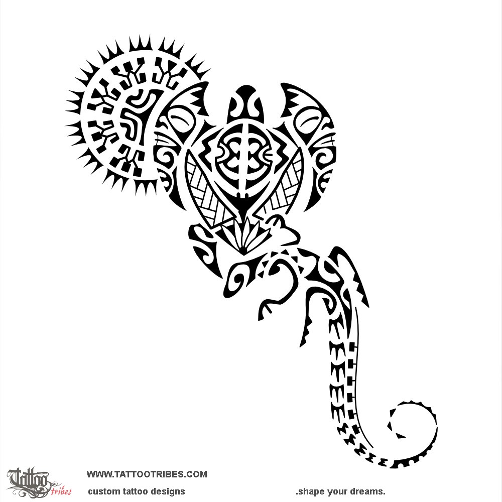 Tattoo image of Ha´aupurupuru, To assist people downloadable hi-res tattoo flash design