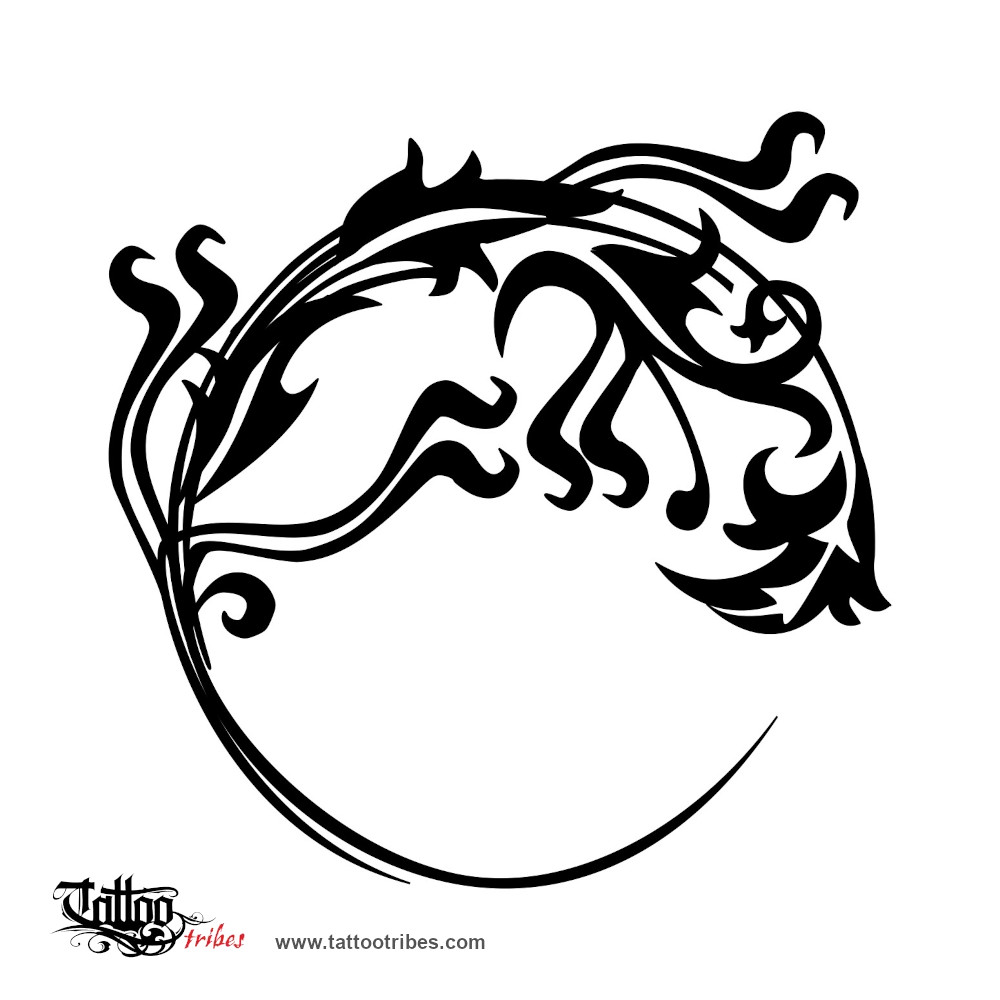 Tattoo image of Salamander, Energy downloadable hi-res tattoo flash design
