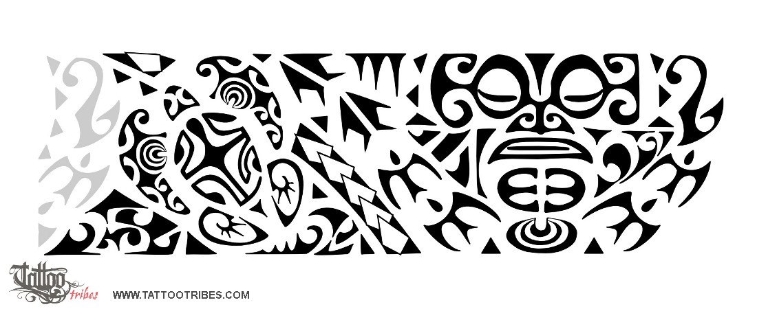 Tattoo image of Whakapapa, Lineage, descent downloadable hi-res tattoo flash design