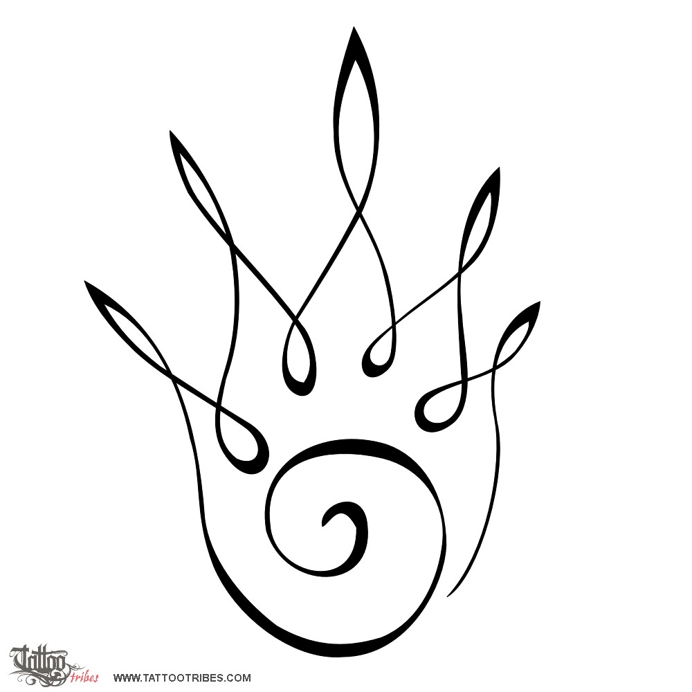 Tattoo image of Eternal fire, Evolution, passion downloadable hi-res tattoo flash design