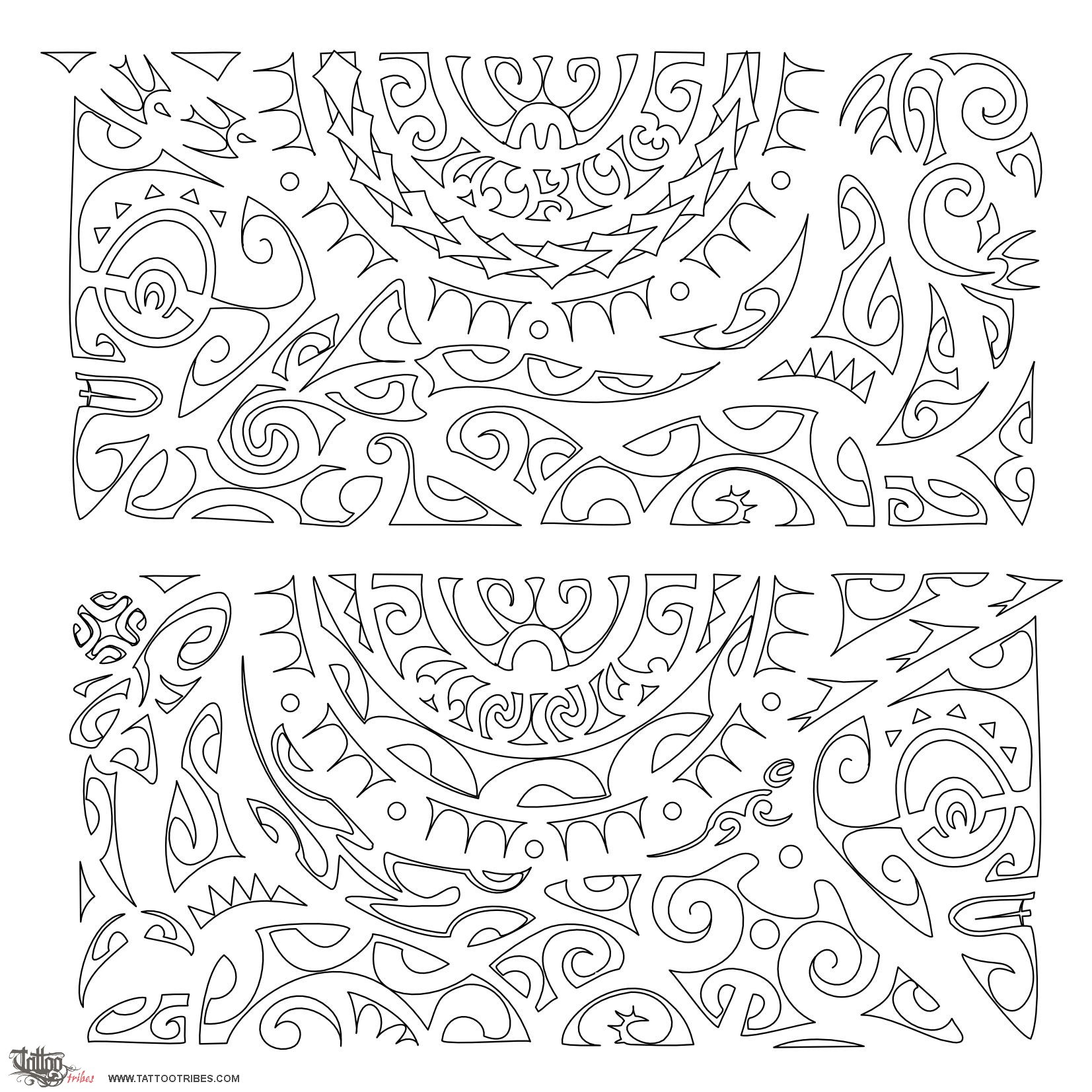 Stencil outline of Marena, Wedding downloadable hi-res tattoo stencil