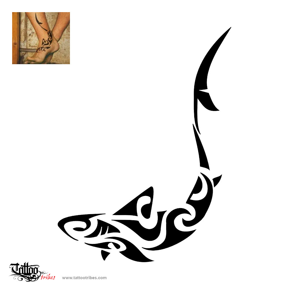 Tattoo image of Shark, Adaptability, speed downloadable hi-res tattoo flash design