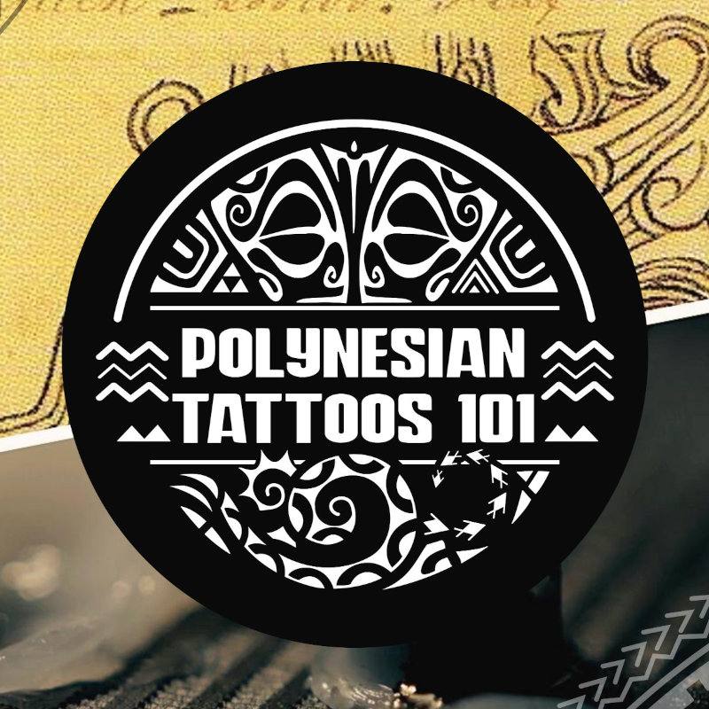 Tattoo image of Polynesian Tattoos 101, Course logo downloadable hi-res tattoo flash design