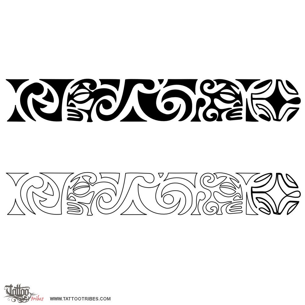 Tattoo image of Wrist band, Protection, prosperity downloadable hi-res tattoo flash design