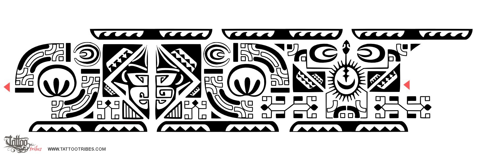 Tattoo image of Marquesan ankle-band, Protection, balance downloadable hi-res tattoo flash design